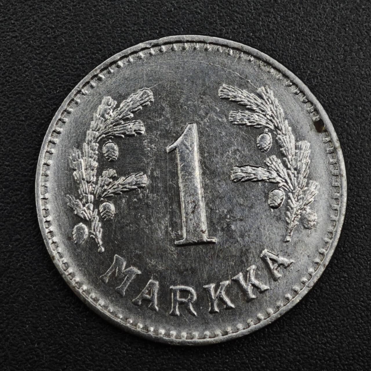 【淘币小摊】实时拍第八百二十一拍   散币场   满百包邮可预留二周 每周一统一发货   芬兰1951年1马克铁币