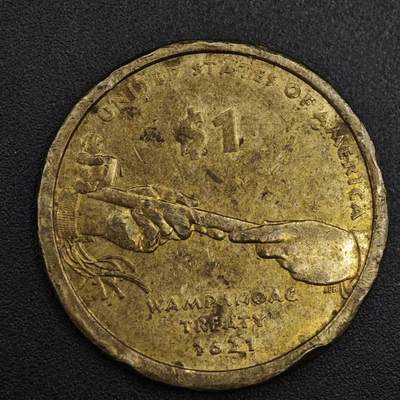 【淘币小摊】实时拍第八百二十一拍   散币场   满百包邮可预留二周 每周一统一发货   - 美国萨卡加维亚美元