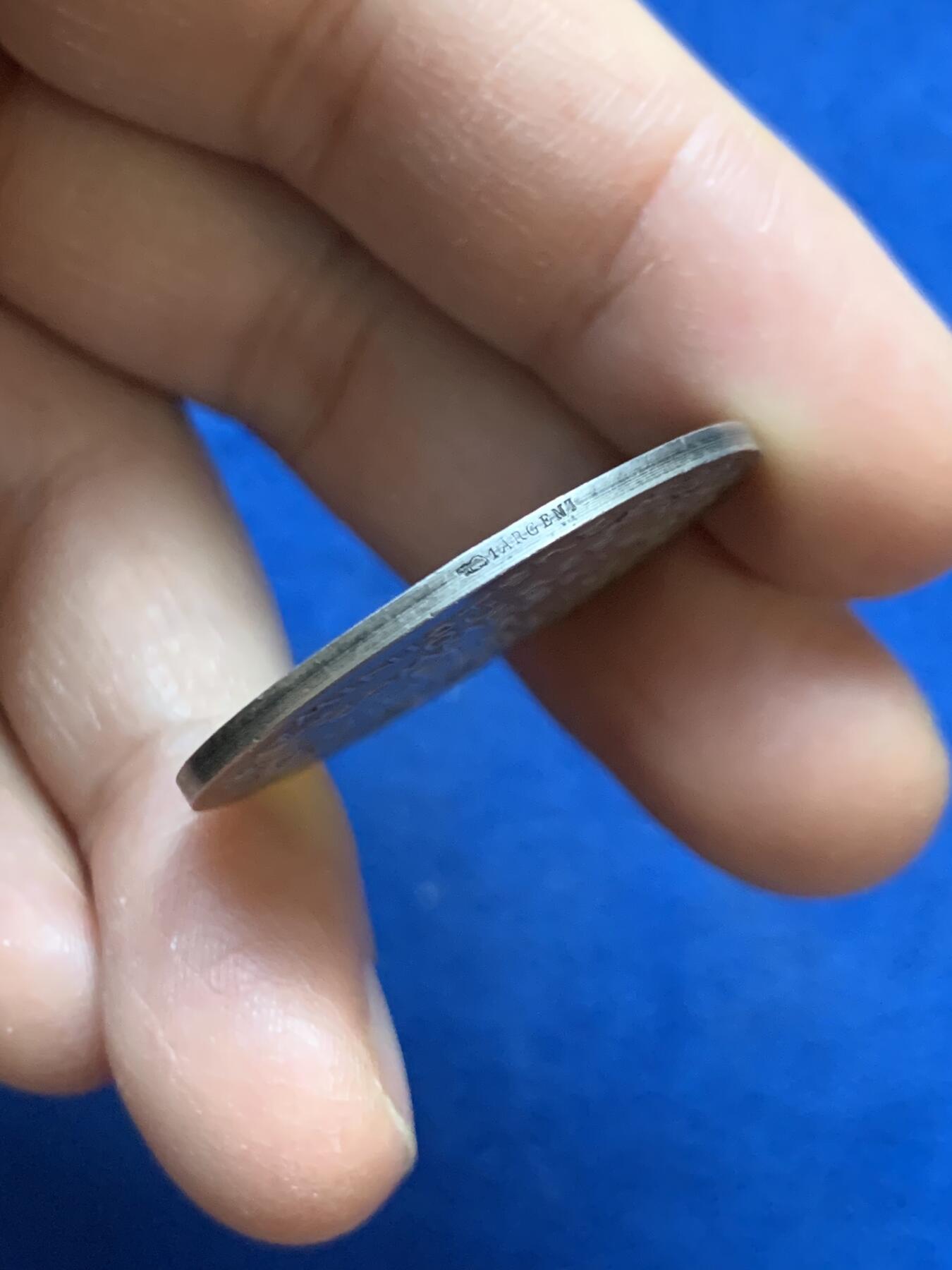 《竞宝斋》第445场 周日，周一，2场连拍 （全场包邮） 名家名作 A. Patey 法国工商业部鉴定委员会纪念银章 丰饶角1银标 15.25克 32.8mm