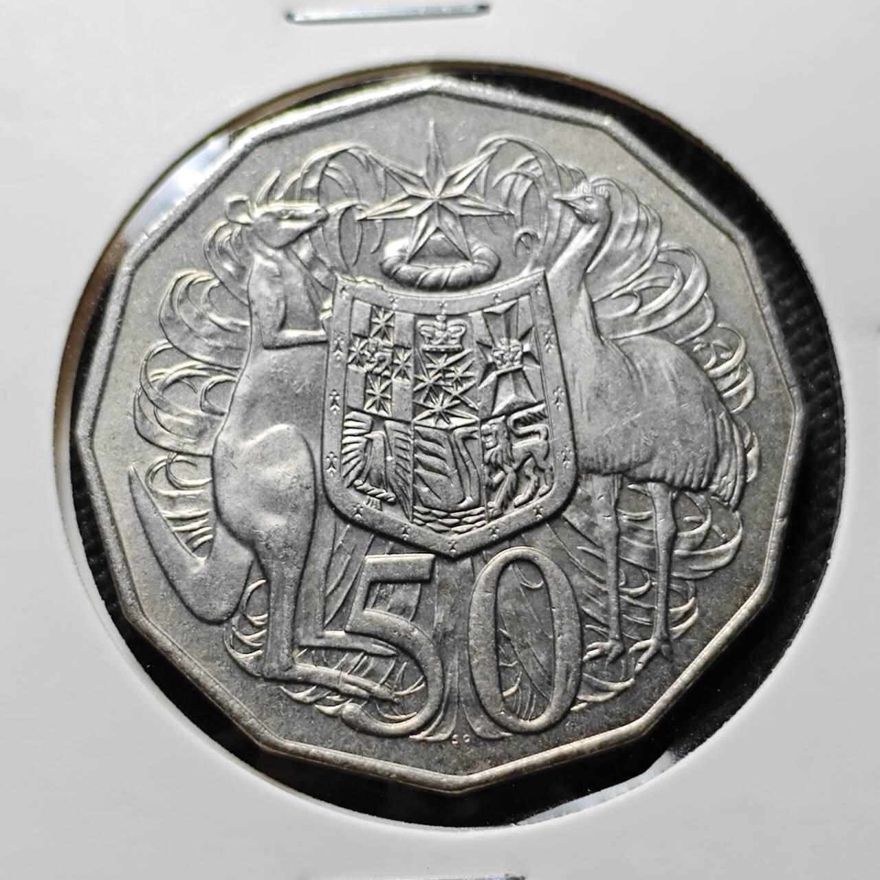 KK钱币收藏小铺 第375期  2月预留时间 周末发货  1983澳大利亚50分