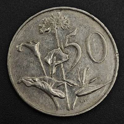 【淘币小摊】实时拍第八百二十一拍   散币场   满百包邮可预留二周 每周一统一发货   - 南非1981年50分镍币