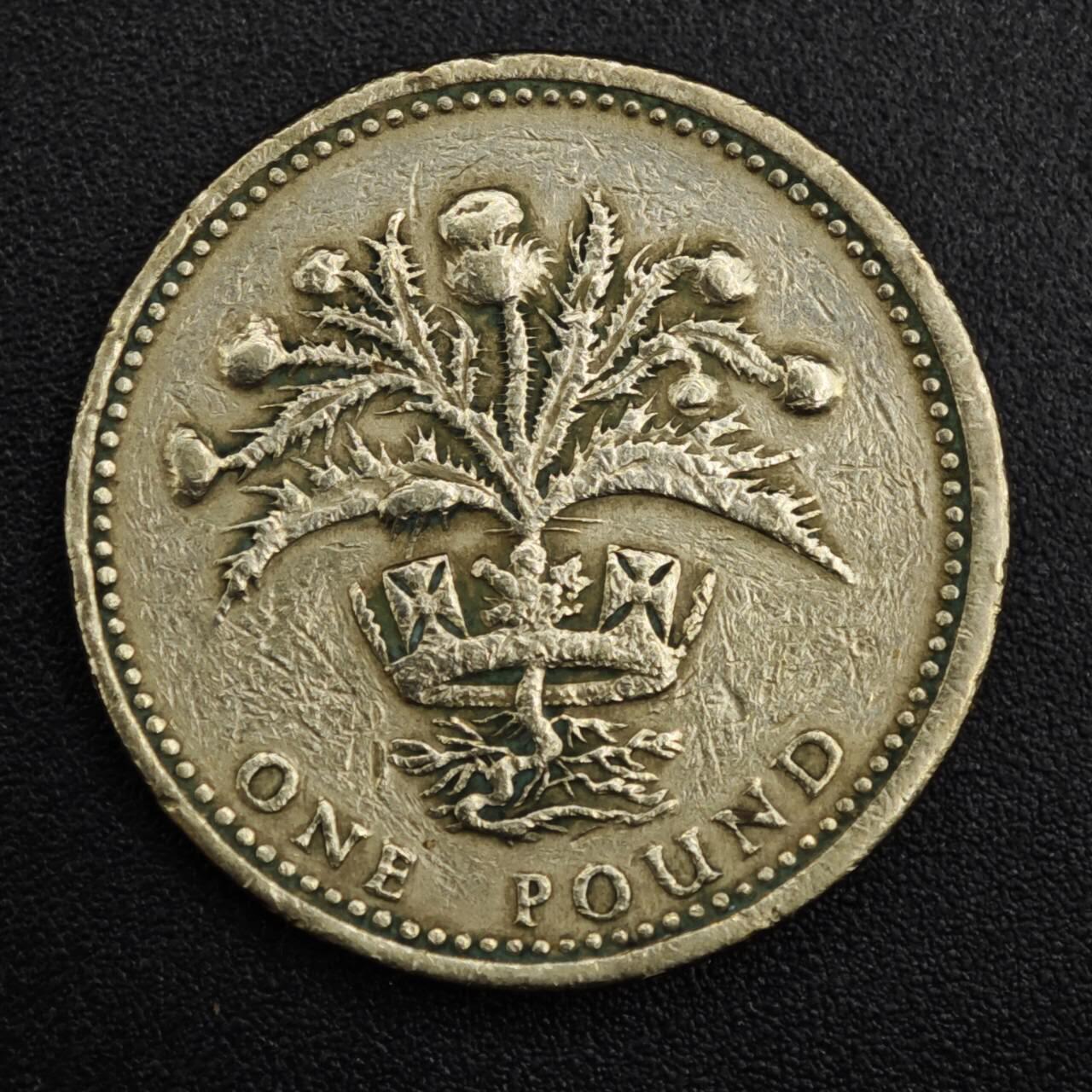 【淘币小摊】实时拍第八百二十一拍   散币场   满百包邮可预留二周 每周一统一发货   英国1984年一镑铜币