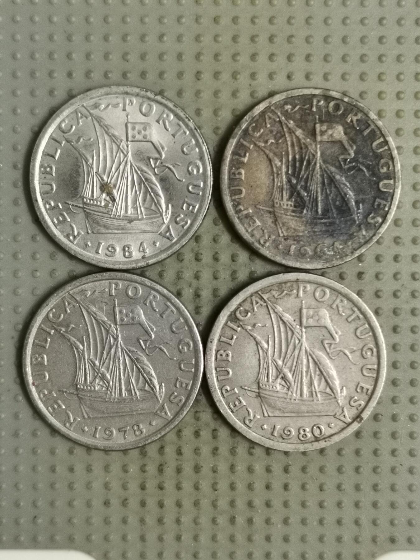 2025年第133场各国散币拍卖（总第133场） 葡萄牙2.5埃斯库多4枚