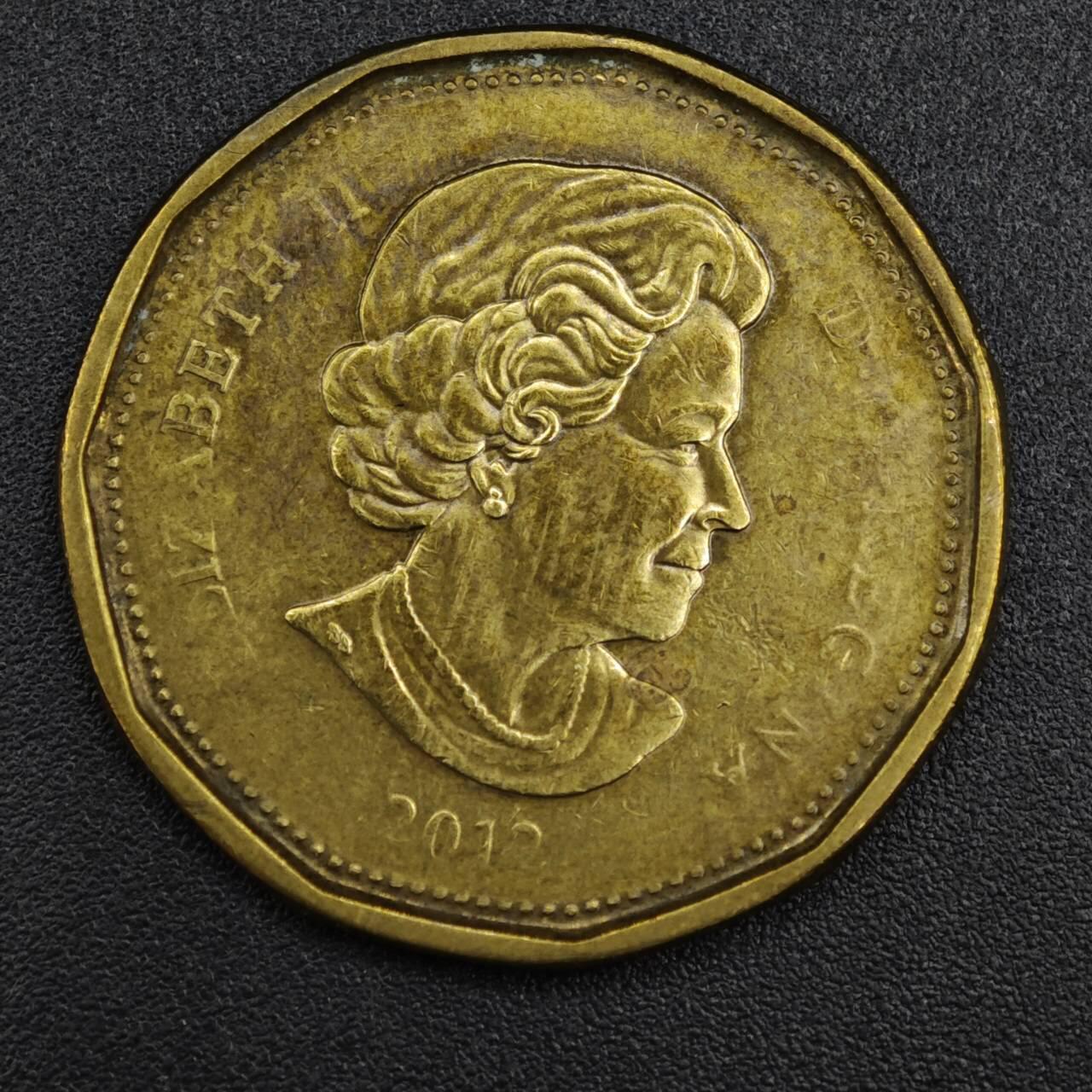 【淘币小摊】实时拍第八百二十一拍   散币场   满百包邮可预留二周 每周一统一发货   加拿大2012年一元铜币