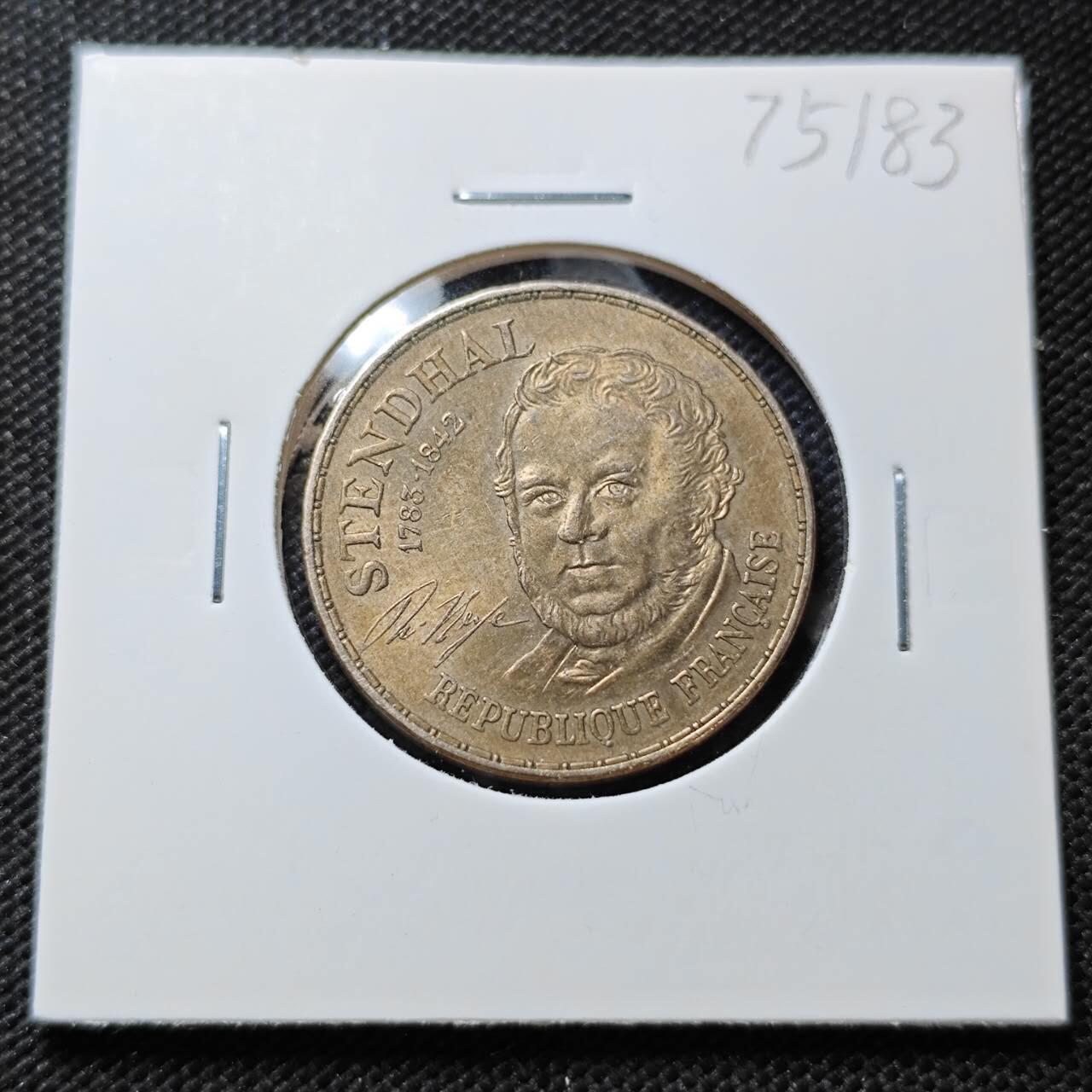 KK钱币收藏小铺 第375期  2月预留时间 周末发货  1983法国10法郎纪念币