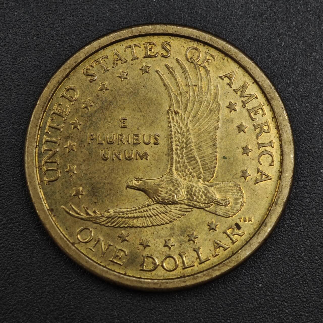 【淘币小摊】实时拍第八百二十一拍   散币场   满百包邮可预留二周 每周一统一发货   美国2000年萨卡加维亚美元