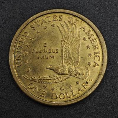 【淘币小摊】实时拍第八百二十一拍   散币场   满百包邮可预留二周 每周一统一发货   - 美国2000年萨卡加维亚美元