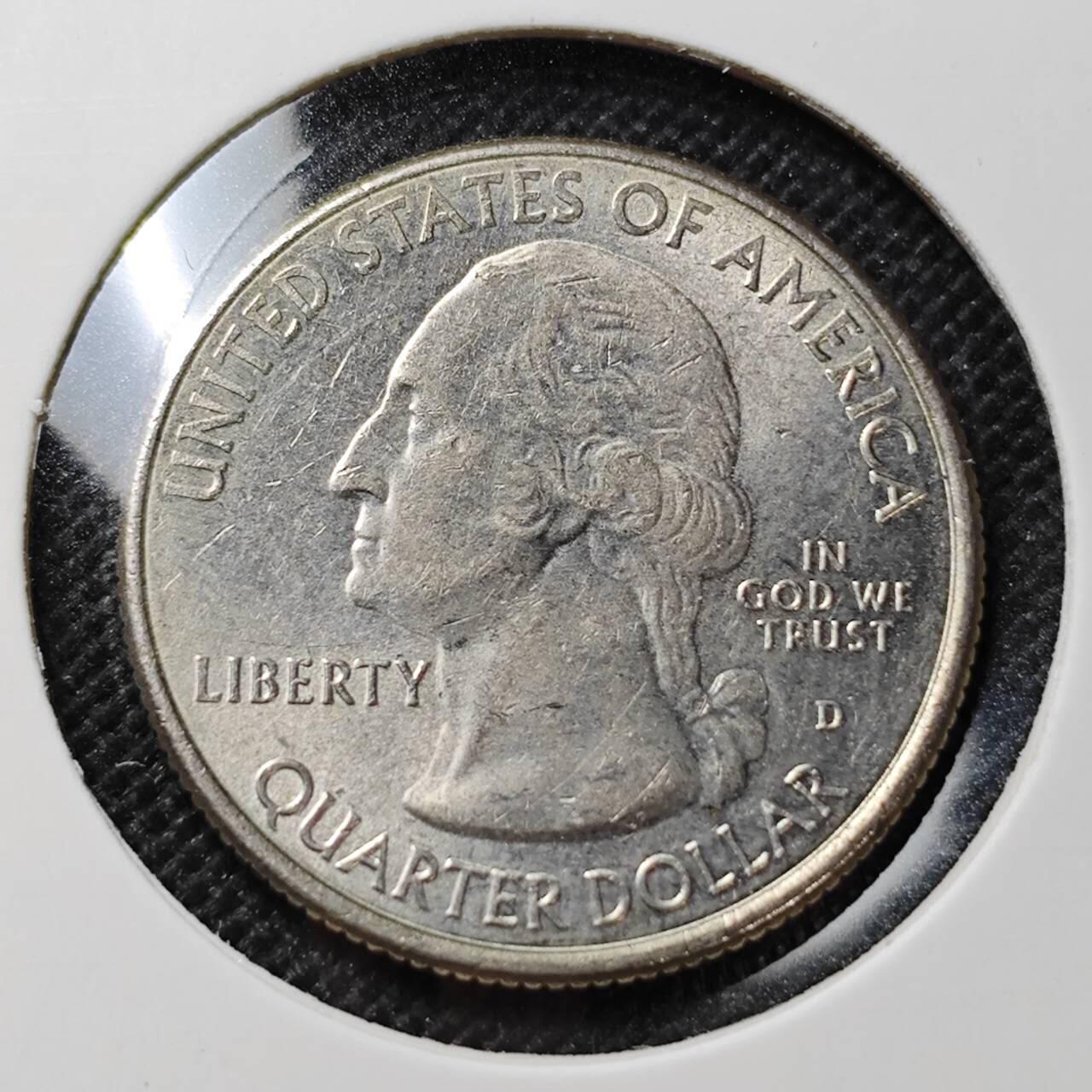 KK钱币收藏小铺 第375期  2月预留时间 周末发货  美国25分纪念币