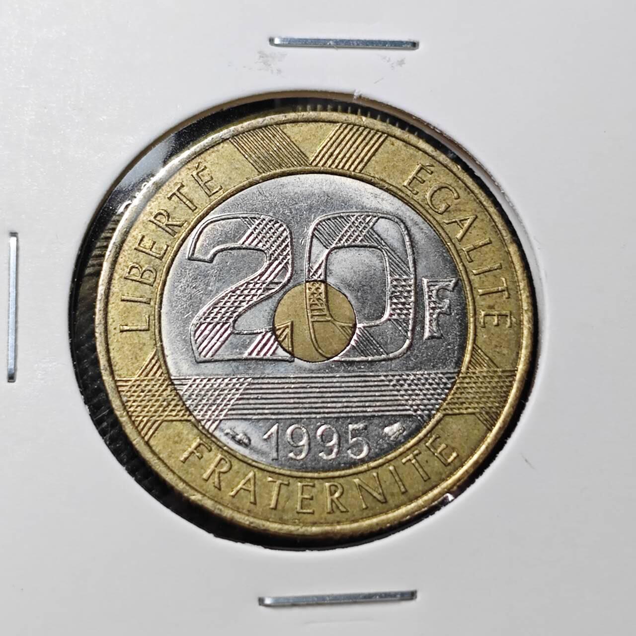 KK钱币收藏小铺 第375期  2月预留时间 周末发货  法国20法郎纪念币