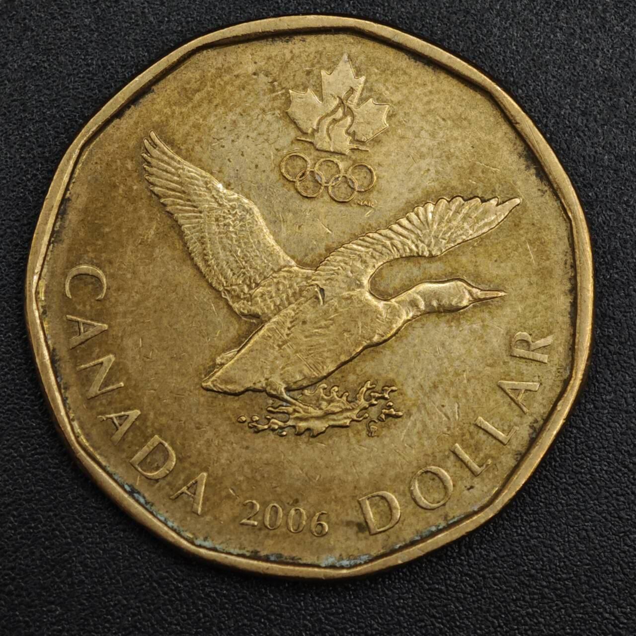 【淘币小摊】实时拍第八百二十一拍   散币场   满百包邮可预留二周 每周一统一发货   加拿大2006年一元铜币