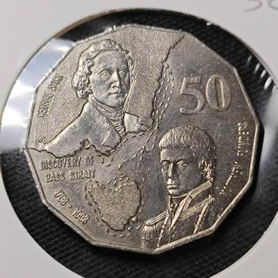 KK钱币收藏小铺 （套币 好品/批量散币 银币）专场  2月预留时间 周末发货 -   1998澳大利亚50便士纪念币