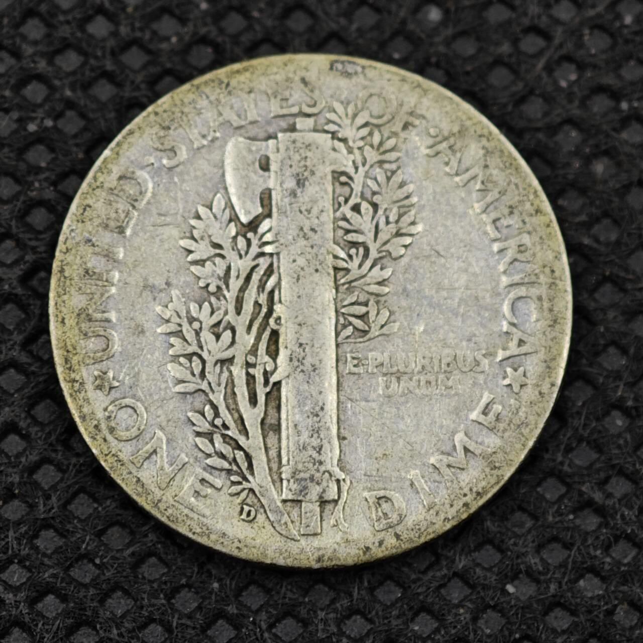 【淘币小摊】限时拍第八百二十四拍  小银币场  满百包邮可预留两周  周一统一发货   美国1928年小飞人10分银币