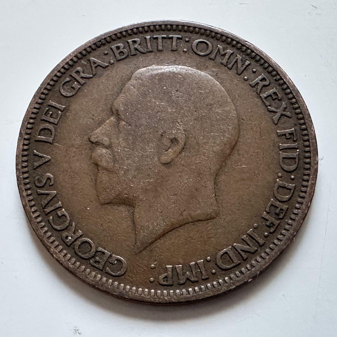 🌹外币初藏🌹🐯2025年第138场  每周二四六晚8️⃣点 接代拍 英国1929年半便士a