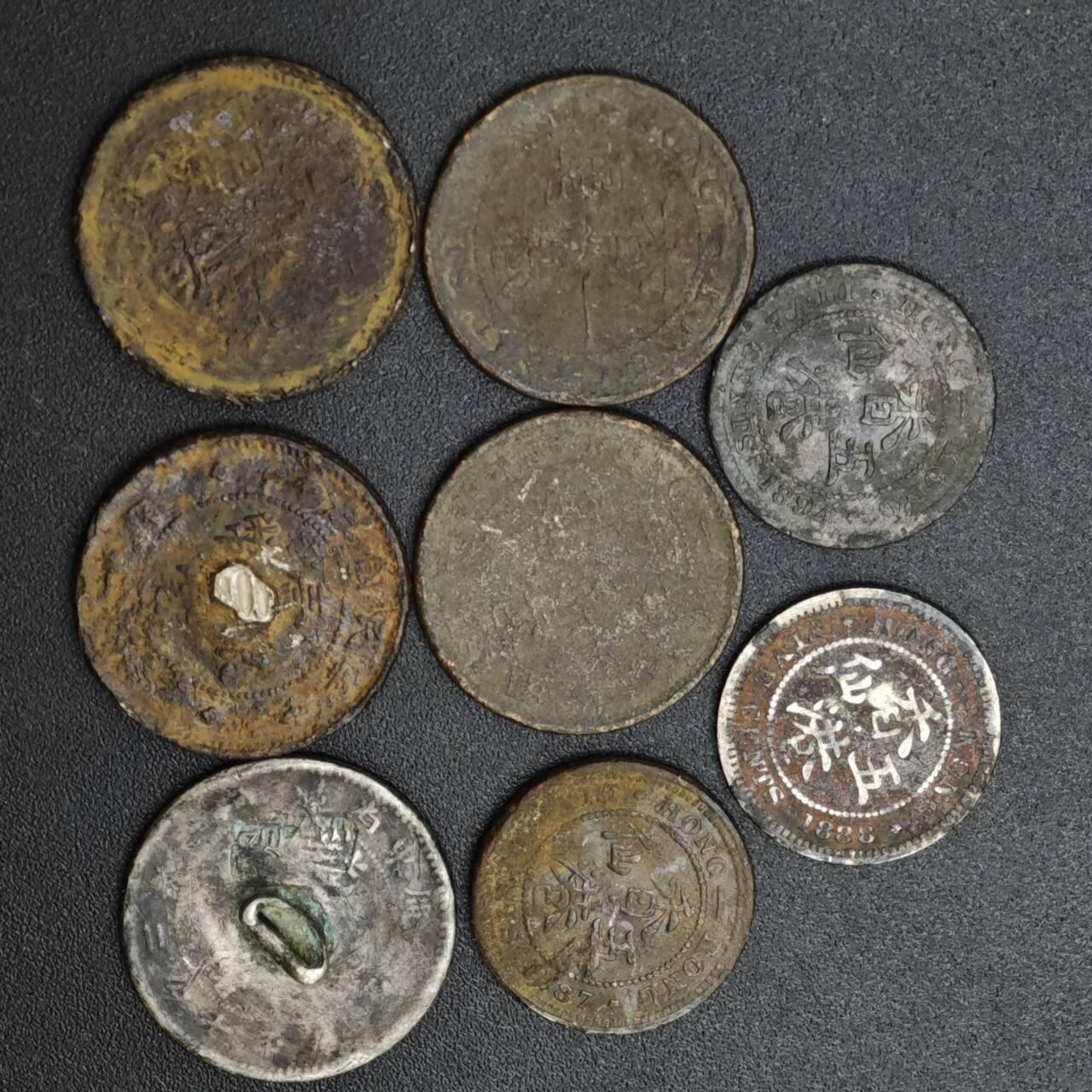 【淘币小摊】实时拍第八百二十一拍   散币场   满百包邮可预留二周 每周一统一发货   差品小银币8枚