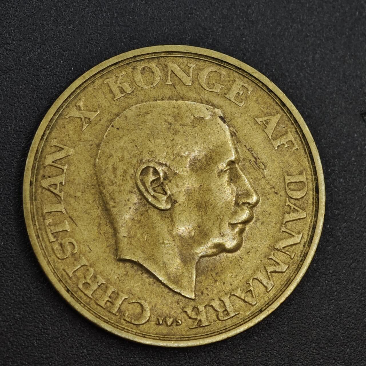 【淘币小摊】实时拍第八百二十一拍   散币场   满百包邮可预留二周 每周一统一发货   丹麦1944年1克朗铜币