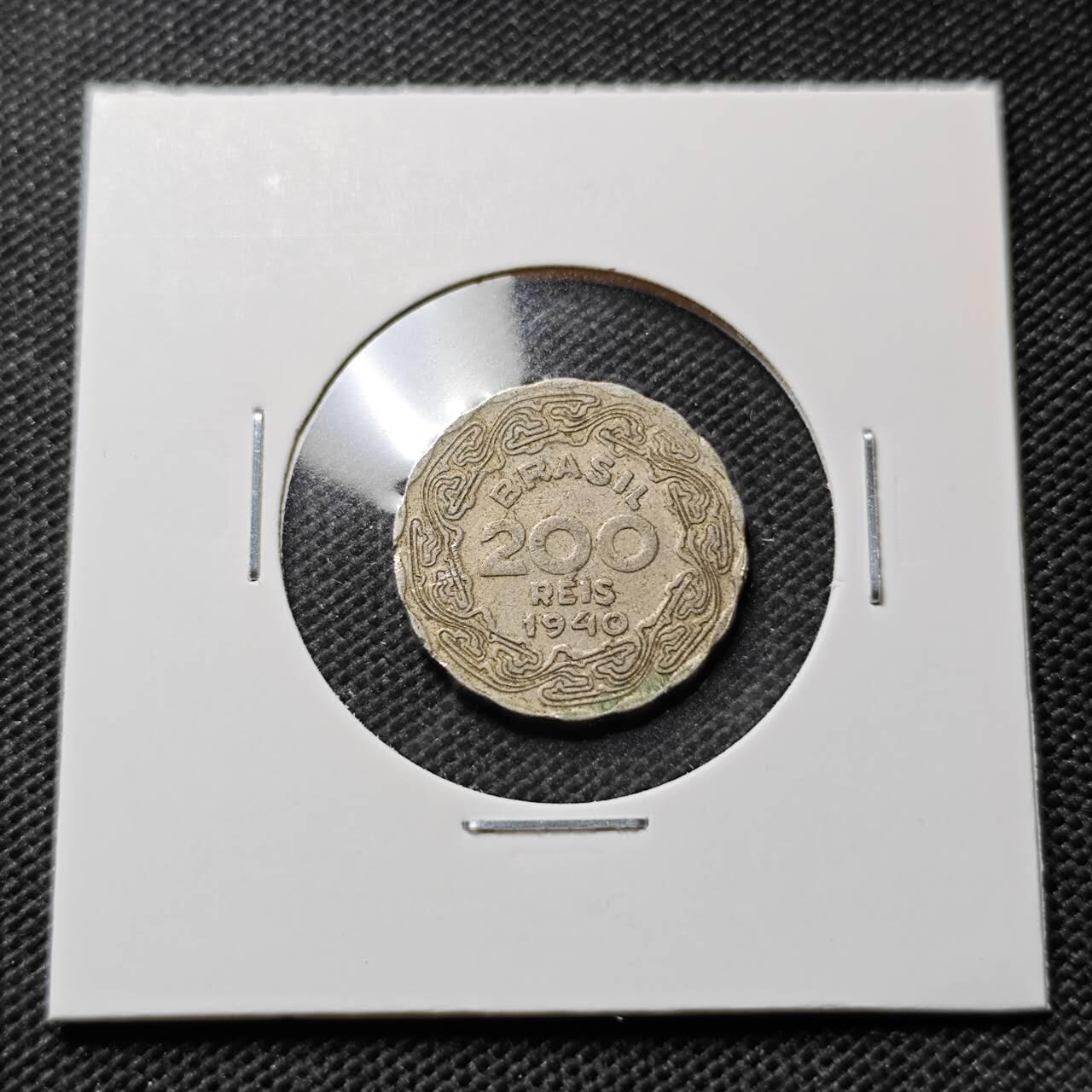 KK钱币收藏小铺 第375期  2月预留时间 周末发货  巴西200瑞斯