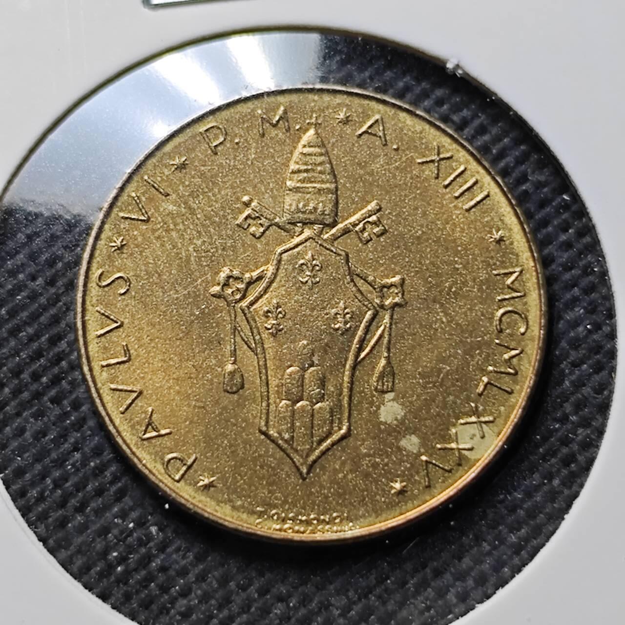 KK钱币收藏小铺 第375期  2月预留时间 周末发货  梵蒂冈20里拉好品