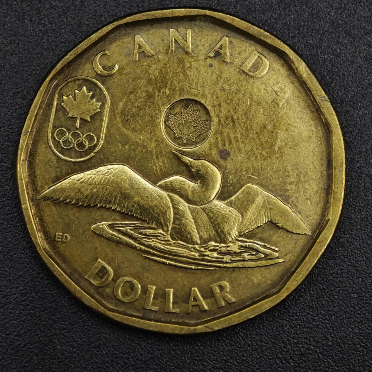 【淘币小摊】实时拍第八百二十一拍   散币场   满百包邮可预留二周 每周一统一发货   加拿大2012年一元铜币