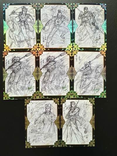 NO.17 好又多金牌大场，新店点关注不迷路！每周一站式配齐，方便凑单！（周6晚8点截拍，卖家送拍0抽成！） - 香山文创 扈三娘等 水浒线稿卡8张