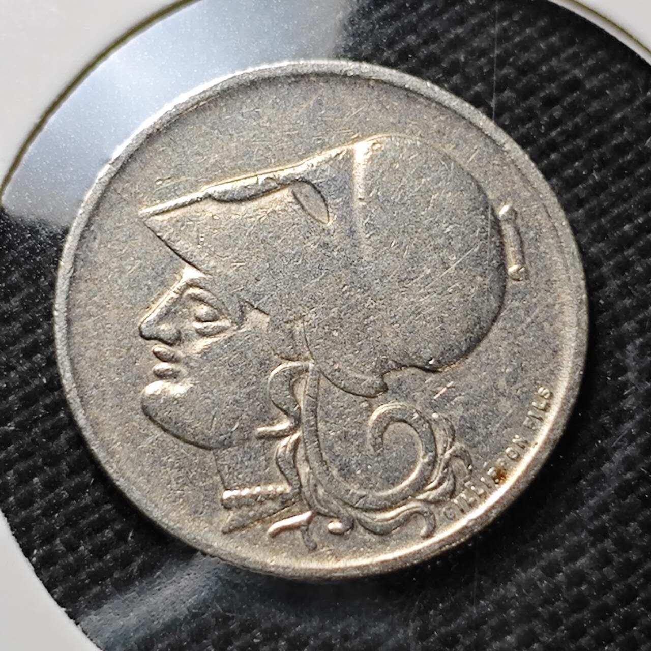 KK钱币收藏小铺 第375期  2月预留时间 周末发货  希腊50雷普塔