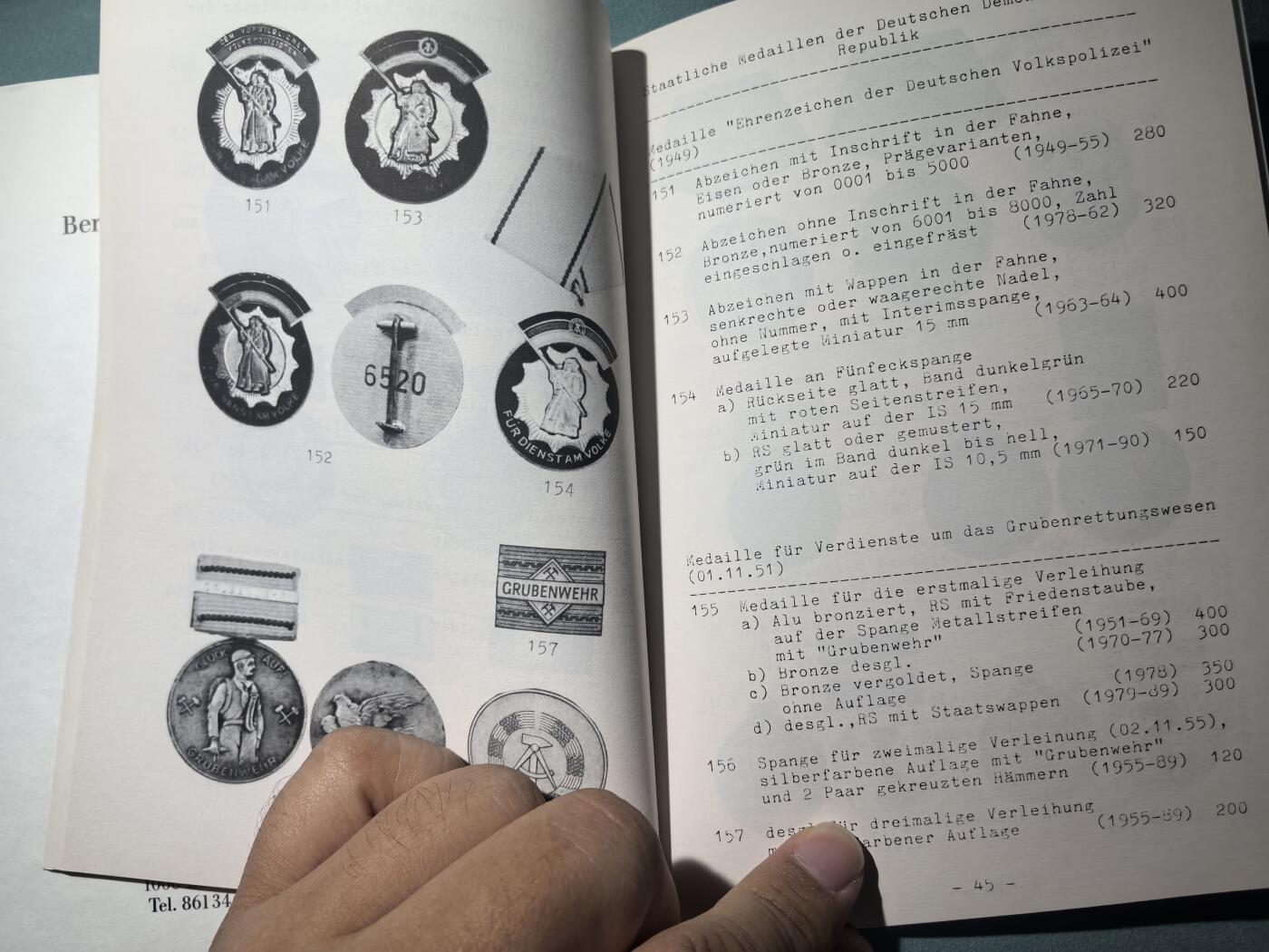 盛世勋华——号角文化勋章邮票专场拍卖第292期 东德出版 东德国家勋赏 勋章奖章图录