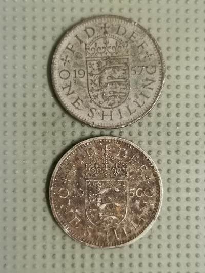 2025年第133场各国散币拍卖（总第133场） - 英国1先令差品2枚