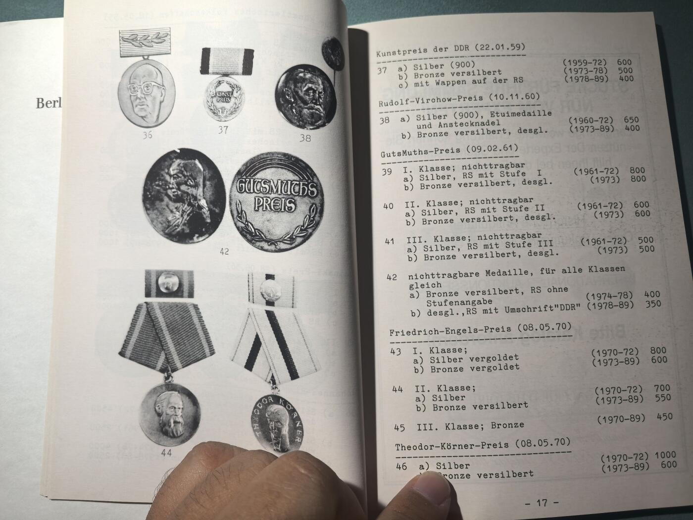 盛世勋华——号角文化勋章邮票专场拍卖第292期 东德出版 东德国家勋赏 勋章奖章图录