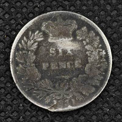 【淘币小摊】限时拍第八百二十四拍  小银币场  满百包邮可预留两周  周一统一发货  -   英国1831年威廉四世6便士银币