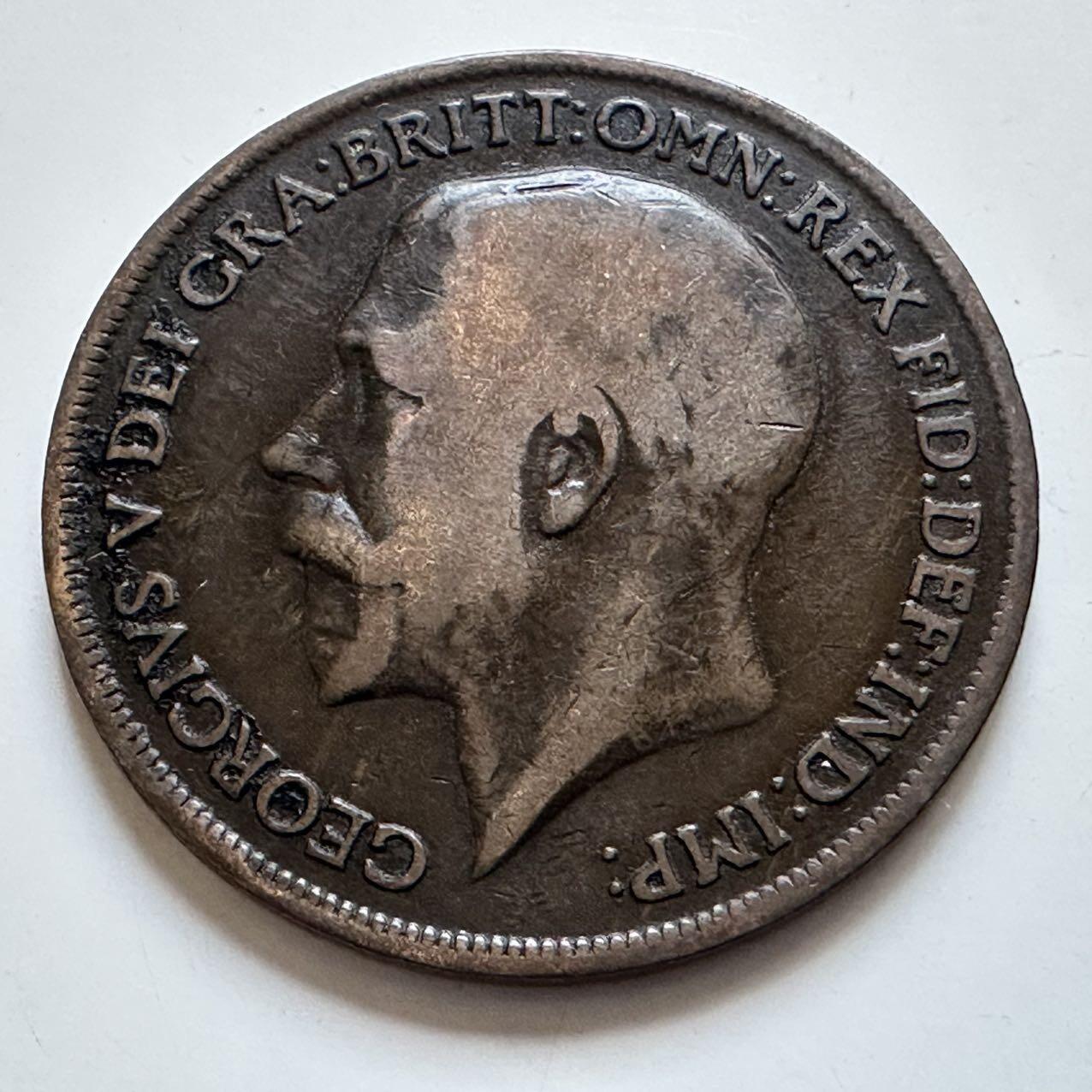 🌹外币初藏🌹🐯2025年第138场  每周二四六晚8️⃣点 接代拍 英国1919年一便士