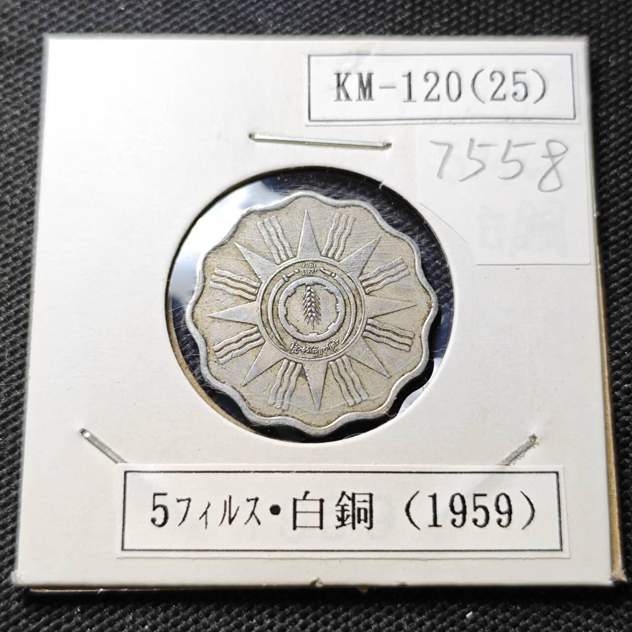 KK钱币收藏小铺 第375期  2月预留时间 周末发货  伊拉克5费尔镍币