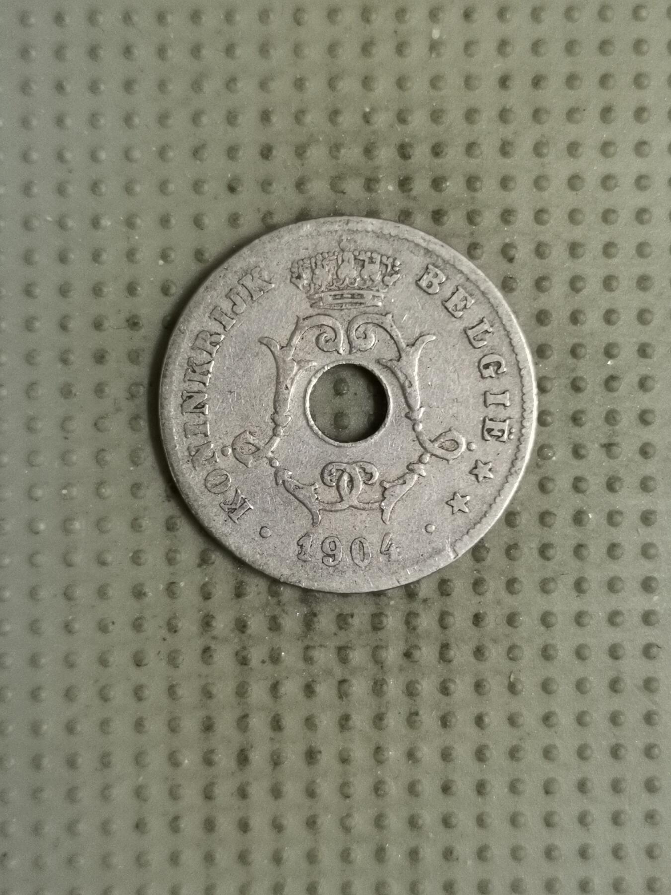 2025年第133场各国散币拍卖（总第133场） 比利时1904年10分