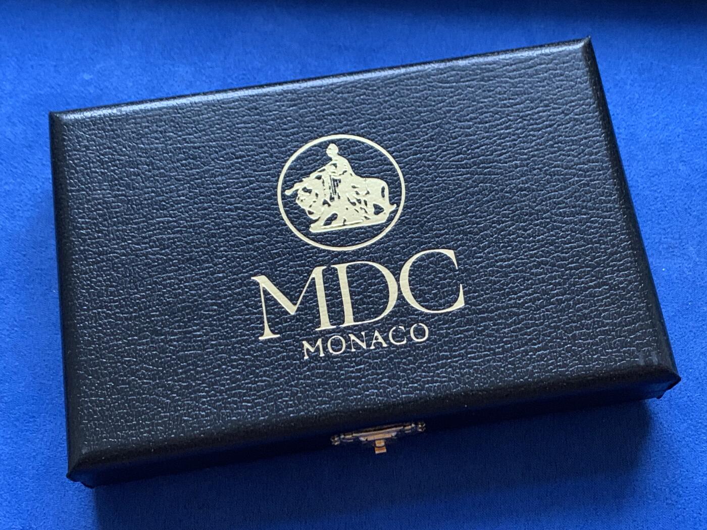 《竞宝斋》第445场 周日，周一，2场连拍 （全场包邮） 意大利MDC顶级钱币收纳盒（Abafil蓝丝绒款 可放置NGC/PCGS评级币两枚）