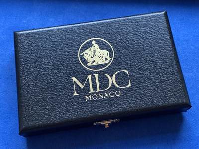 《竞宝斋》第445场 周日，周一，2场连拍 （全场包邮） - 意大利MDC顶级钱币收纳盒（Abafil蓝丝绒款 可放置NGC/PCGS评级币两枚）