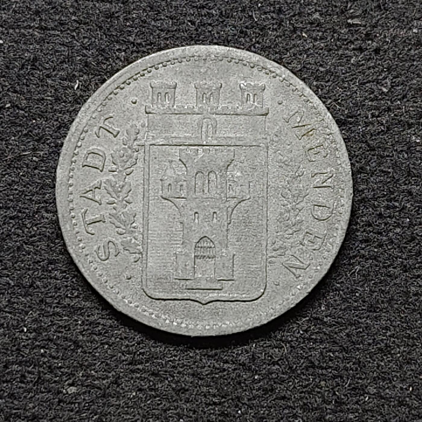 【全场包邮】纯粹捡漏拍484场（免费代拍第21场） 德国紧急状态门登1917年10芬妮锌币