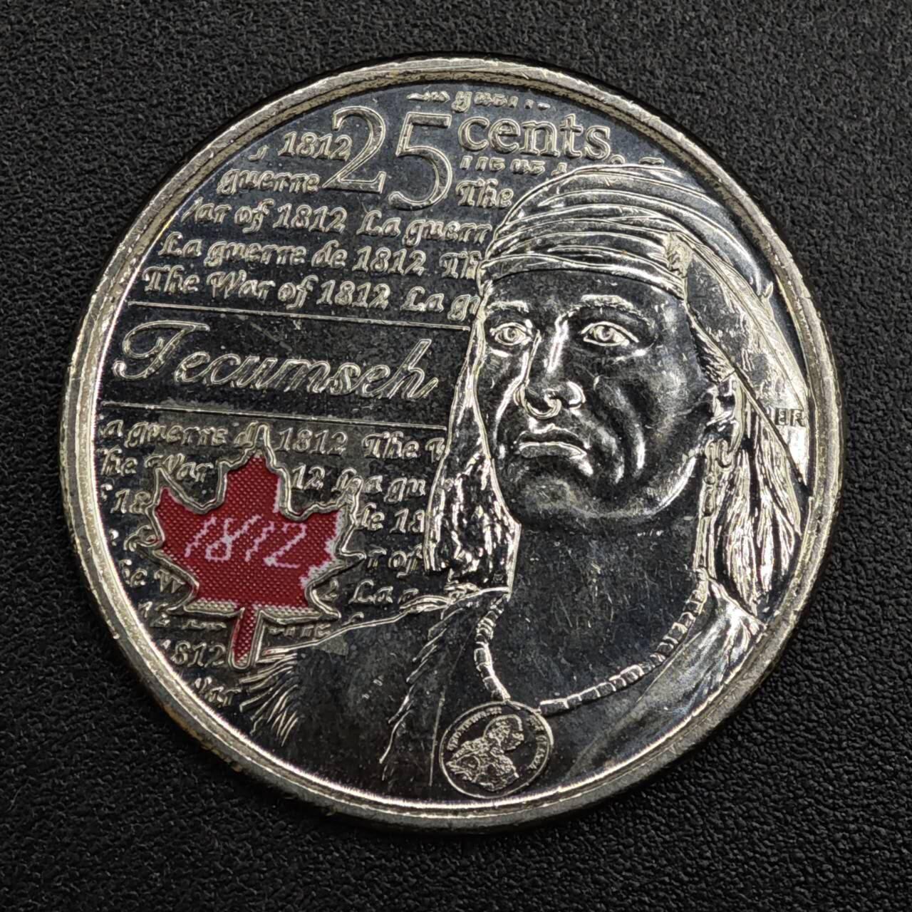 【淘币小摊】实时拍第八百二十一拍   散币场   满百包邮可预留二周 每周一统一发货   加拿大2012年25分纪念币