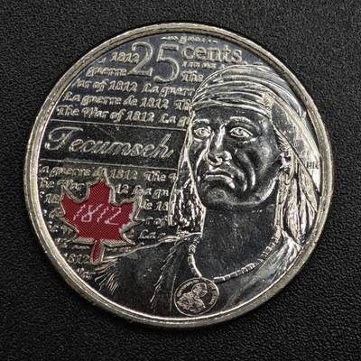 【淘币小摊】实时拍第八百二十一拍   散币场   满百包邮可预留二周 每周一统一发货   - 加拿大2012年25分纪念币