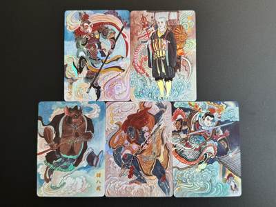 NO.17 好又多金牌大场，新店点关注不迷路！每周一站式配齐，方便凑单！（周6晚8点截拍，卖家送拍0抽成！） - 超吉梦 天命封神第一弹特卡 王涌喆师徒五人彩闪