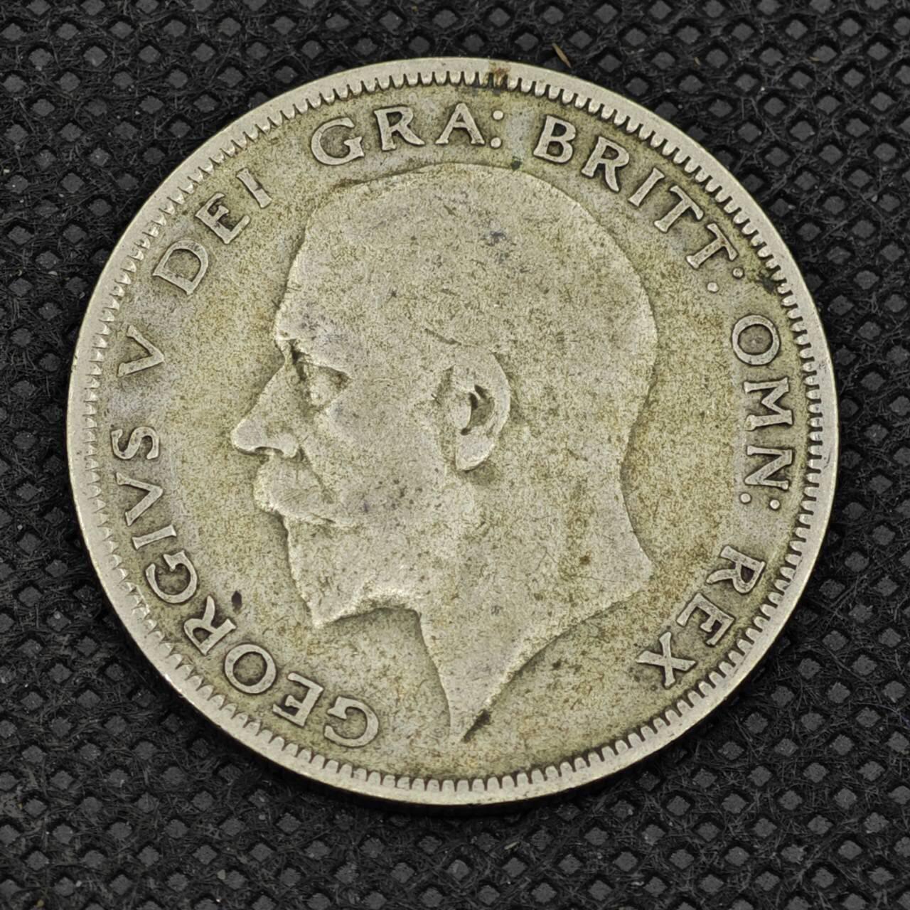 【淘币小摊】限时拍第八百二十四拍  小银币场  满百包邮可预留两周  周一统一发货     英国1931年乔治五世半克朗银币