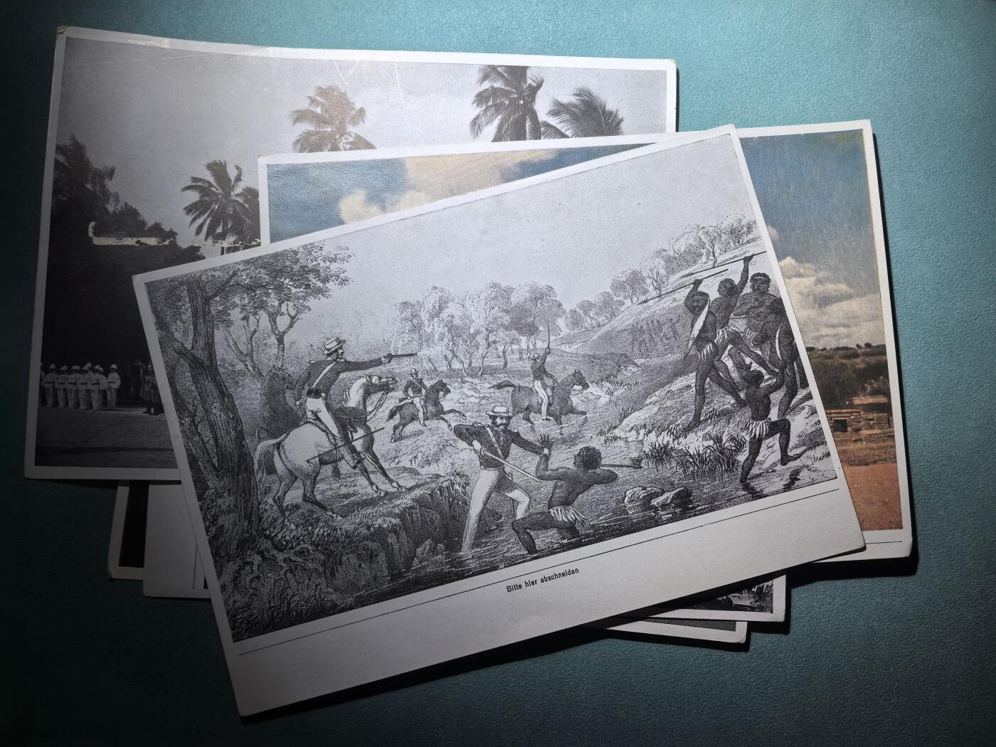 盛世勋华——号角文化勋章邮票专场拍卖第292期 德国（1939）系列宣传卡片“掠夺成性的国家——英国”5张