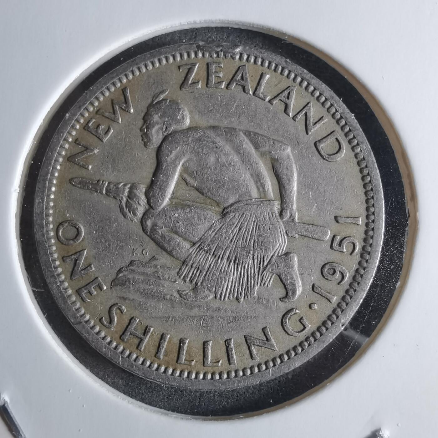 沼泽如烟--第924场 新西兰1951年1先令