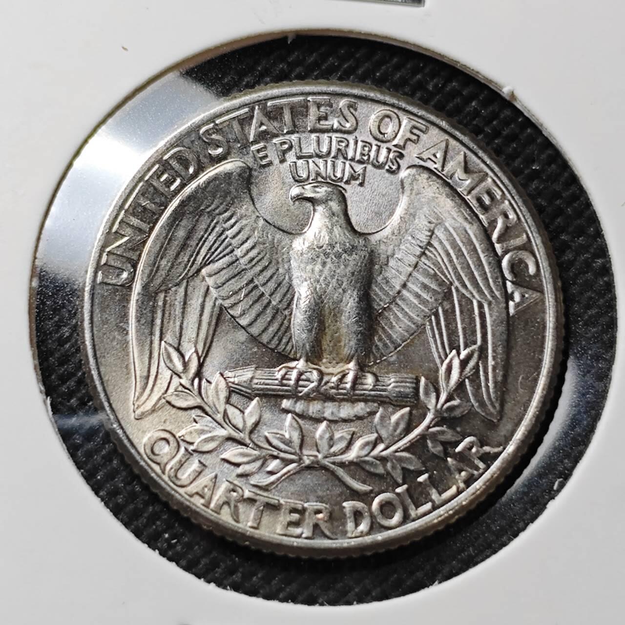 KK钱币收藏小铺 第375期  2月预留时间 周末发货  美国25分 好品