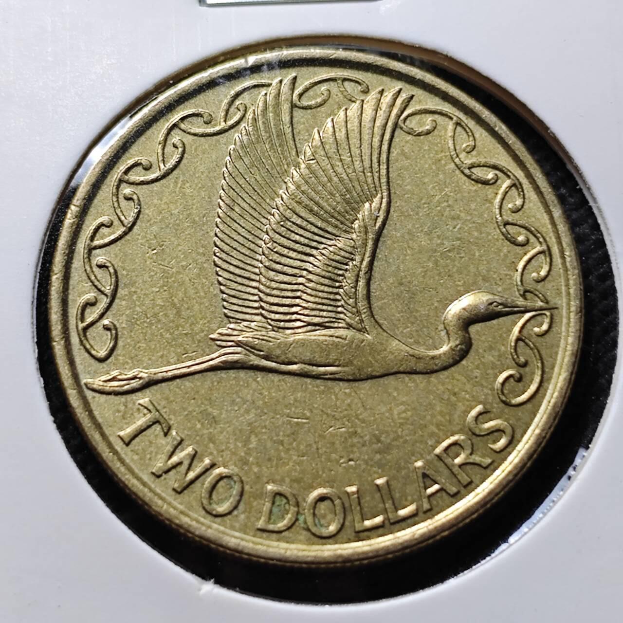 KK钱币收藏小铺 第375期  2月预留时间 周末发货  新西兰2元