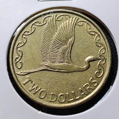 KK钱币收藏小铺 第375期  2月预留时间 周末发货 -  新西兰2元