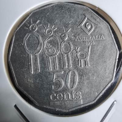 沼泽如烟--第924场 - 澳大利亚1994年50分纪念币