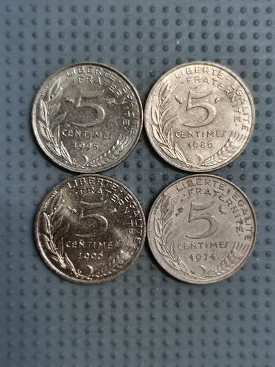 2025年第133场各国散币拍卖（总第133场） - 法国5生丁4枚