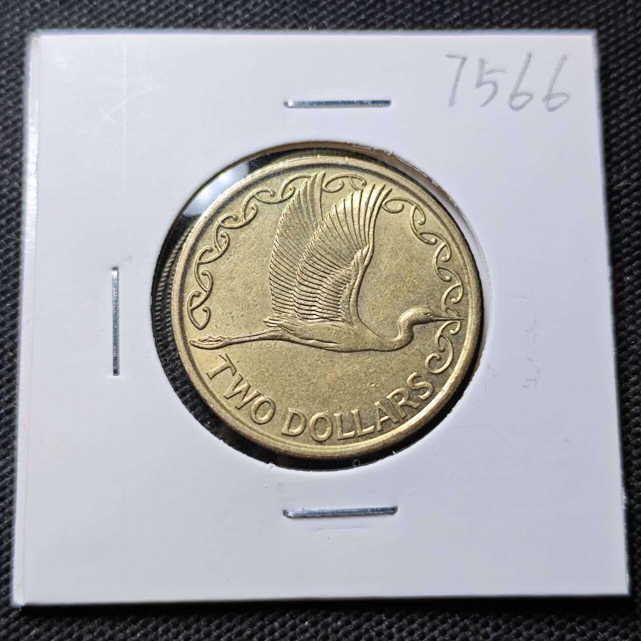 KK钱币收藏小铺 第375期  2月预留时间 周末发货  新西兰2元