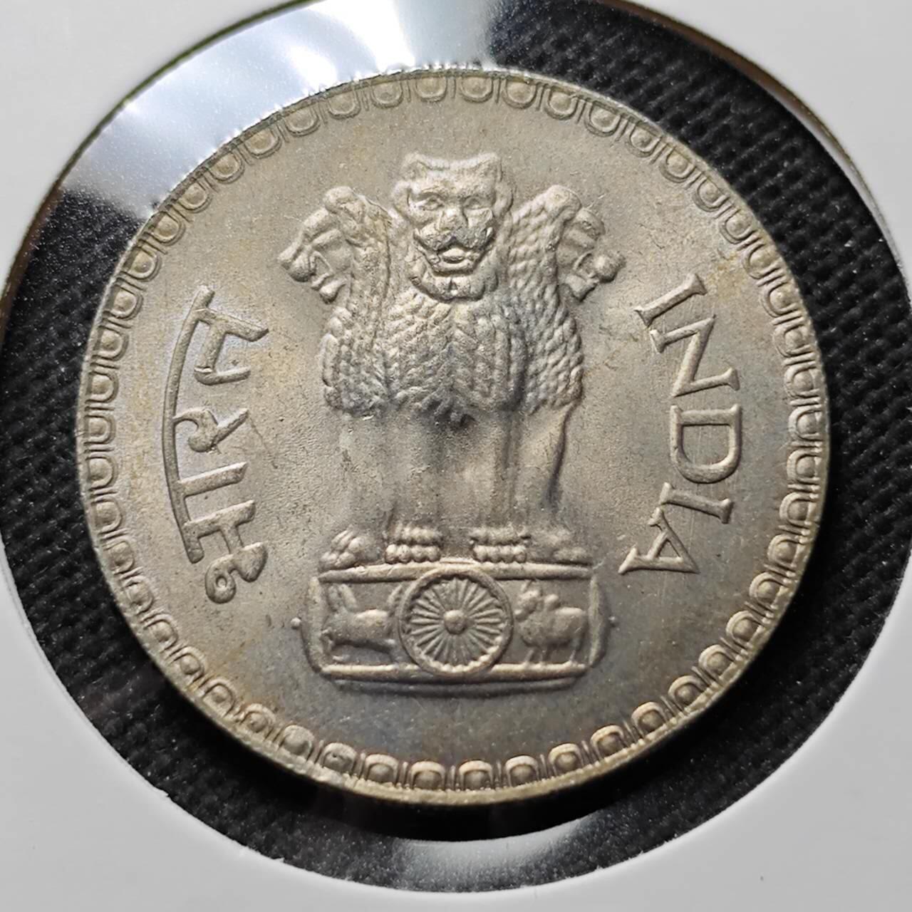 KK钱币收藏小铺 第375期  2月预留时间 周末发货  1981印度1卢比 大卢比 好品