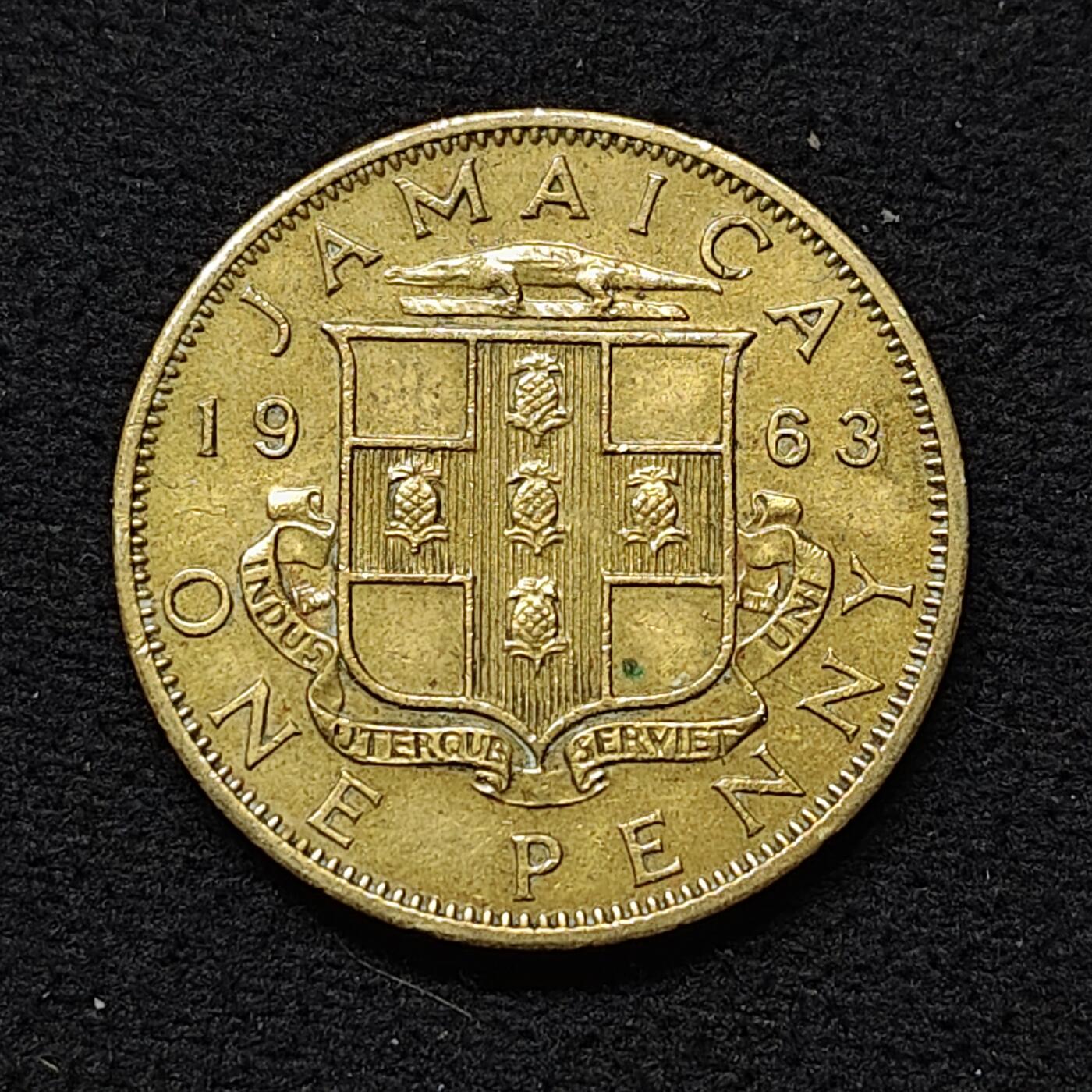 【全场包邮】纯粹捡漏拍484场（免费代拍第21场） 牙买加1963年女王1便士