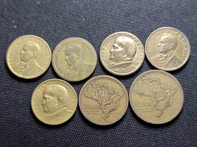 KK钱币收藏小铺 第375期  2月预留时间 周末发货 -  巴西铜币一组13枚