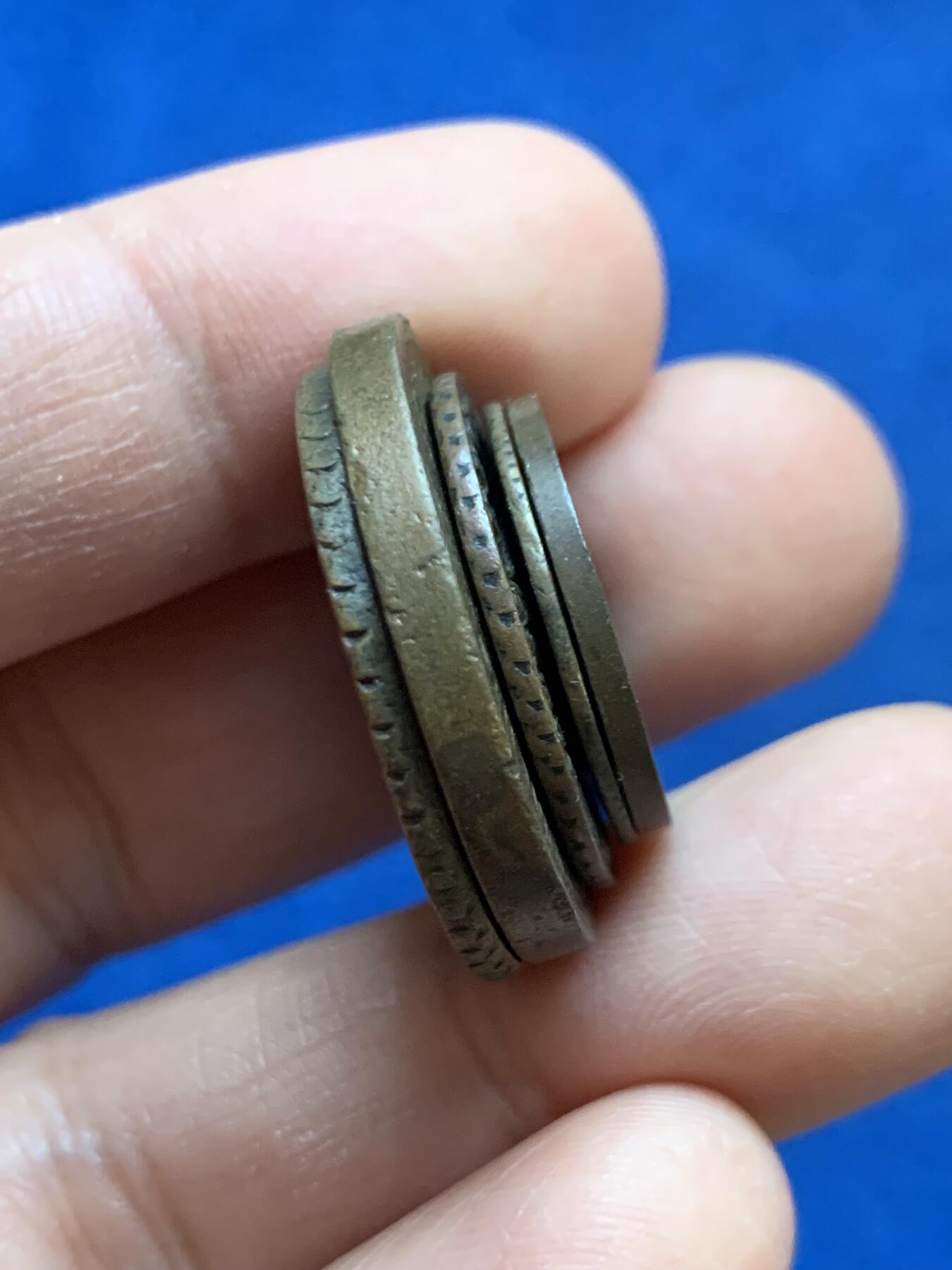 《竞宝斋》第445场 周日，周一，2场连拍 （全场包邮） 五枚一组 奥地利克鲁泽铜币